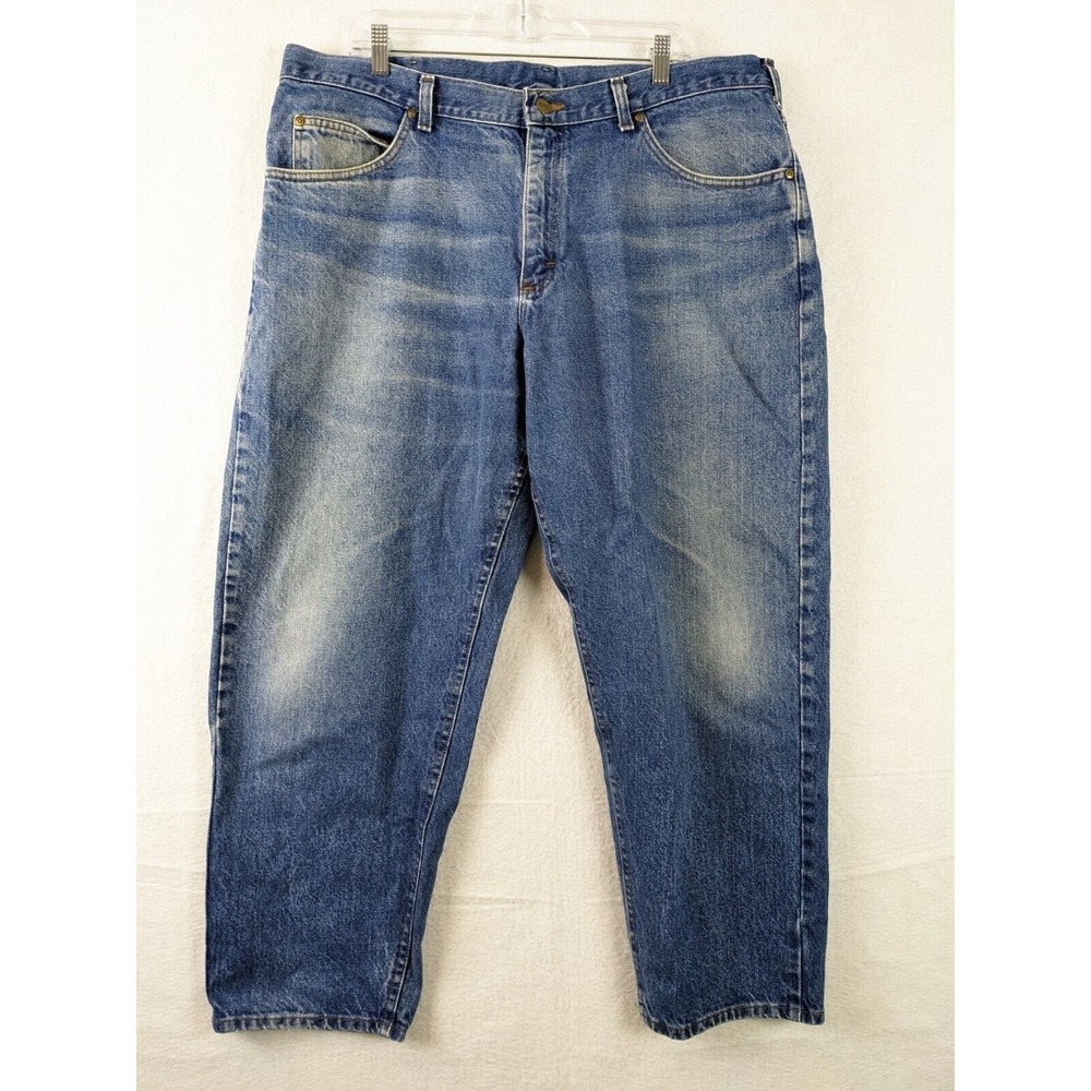 Ll Bean Mens Jeans Double L Relaxed Fit 40 x 28 Cotton Blue See Measurements‎